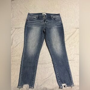 BKE Blue Denim Ankle Skinny Jeans